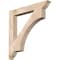 Ekena Millwork Westlake Traditional Smooth Bracket, Douglas Fir, 5 1/2"W x 46"D x 46"H BKT06X46X46WTL01SDF - alternate 1